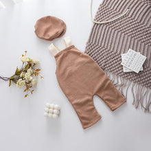 Load image into Gallery viewer, Babymoon | Set of 2 | French Cap &amp; Pant | Baby Photography Props | Costume | Light Brown
