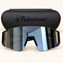 Load image into Gallery viewer, Babymoon Stylish Boys Girls Sports Kids Sunglasses Goggles with Case | Black
