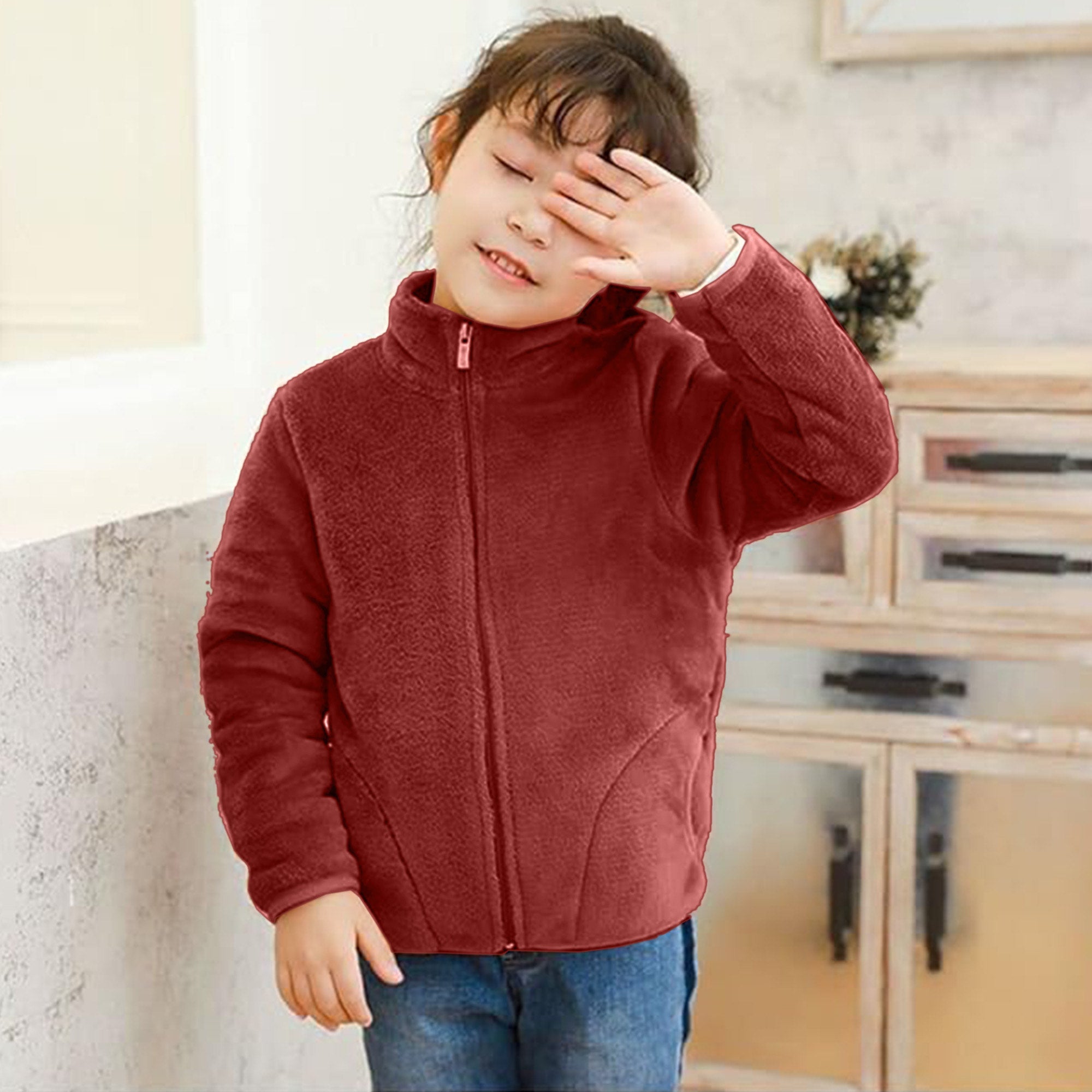 Babymoon Winter Baby Boys & Girls Sweater Kids Jacket Zipper