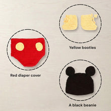 Load image into Gallery viewer, Babymoon Character Set Newborn Baby Photography Costume | Baby Gift Set | Set of 3
