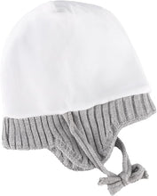 Load image into Gallery viewer, Babymoon Baby Dinosaur Design Cap with String Winter Kids Hat Boys Girls Caps | Grey | 1-15 Years
