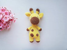 Load image into Gallery viewer, Babymoon (23 Cm) Handmade Knitted Stuffed Baby Kids Photography Shoot Props Organic Toys - Giraffe
