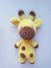 Load image into Gallery viewer, Babymoon (23 Cm) Handmade Knitted Stuffed Baby Kids Photography Shoot Props Organic Toys - Giraffe
