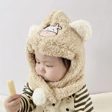 Load image into Gallery viewer, Babymoon Baby Earmuffs Winter Cap Kids Hat Boys Girls Caps | Khaki | 1-15 Years
