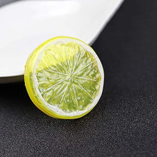 Load image into Gallery viewer, Babymoon | Set of 20 | Simulation Fake Mini Lemon Slices | Artificial Plastic Model | Ornament Decoration | Photography Props Basket Display Filler Slices
