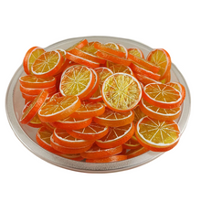 Load image into Gallery viewer, Babymoon | Set of 20 | Simulation Fake Mini Orange Slices | Artificial Plastic Model | Ornament Decoration | Photography Props Basket Display Filler Slices
