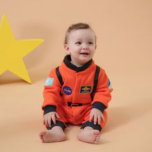 Load image into Gallery viewer, Babymoon | Astronaut Suit | Baby Photography Props | Space Theme | 12-18 Months | Orange
