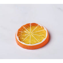 Load image into Gallery viewer, Babymoon | Set of 20 | Simulation Fake Mini Orange Slices | Artificial Plastic Model | Ornament Decoration | Photography Props Basket Display Filler Slices
