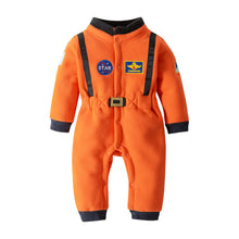 Load image into Gallery viewer, Babymoon | Astronaut Suit | Baby Photography Props | Space Theme | 12-18 Months | Orange
