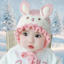Load image into Gallery viewer, Babymoon Unisex Rabbit Winter Boy’s Girls Kids Cap Hat Baby Headwear | 0-24 M | Pink
