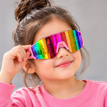 Load image into Gallery viewer, Babymoon Stylish Boys Girls Sports Kids Sunglasses Goggles with Case | Pink
