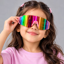 Load image into Gallery viewer, Babymoon Stylish Boys Girls Sports Kids Sunglasses Goggles with Case | Pink
