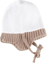 Load image into Gallery viewer, Babymoon Baby Dinosaur Design Cap with String Winter Kids Hat Boys Girls Caps | Brown | 1-15 Years
