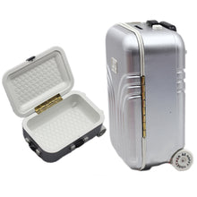 Load image into Gallery viewer, Babymoon Mini Travel Suitcase Baby Photography Props Luggage Box Accessories for Kids - Silver
