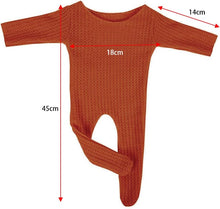 Load image into Gallery viewer, Babymoon Stretchable Bodysuit &amp; Cap New Born Outfits Costumes | Caramel
