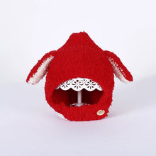 Load image into Gallery viewer, Babymoon Baby Rabbit Winter Ear Protection Cap Kids Hat Boys Girls Cap | 1-2Y | Red
