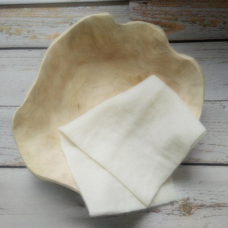 Babymoon | Felt Layer | Basket Filler | Baby Photography props | White