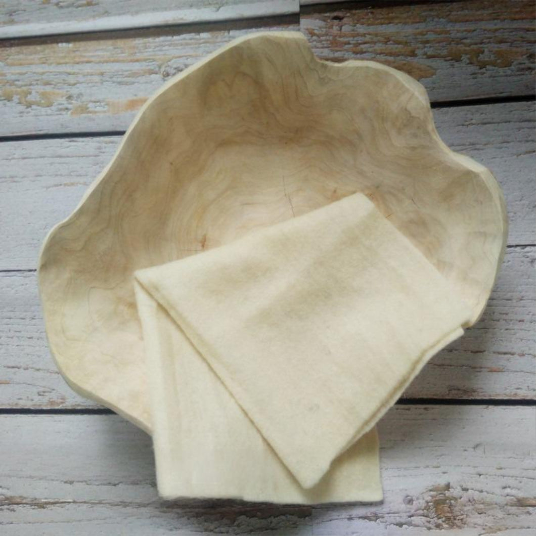 Babymoon | Felt Layer | Basket Filler | Baby Photography props | Beige