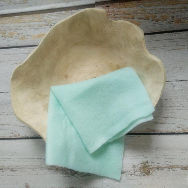 Babymoon | Felt Layer | Basket Filler | Baby Photography props | Green