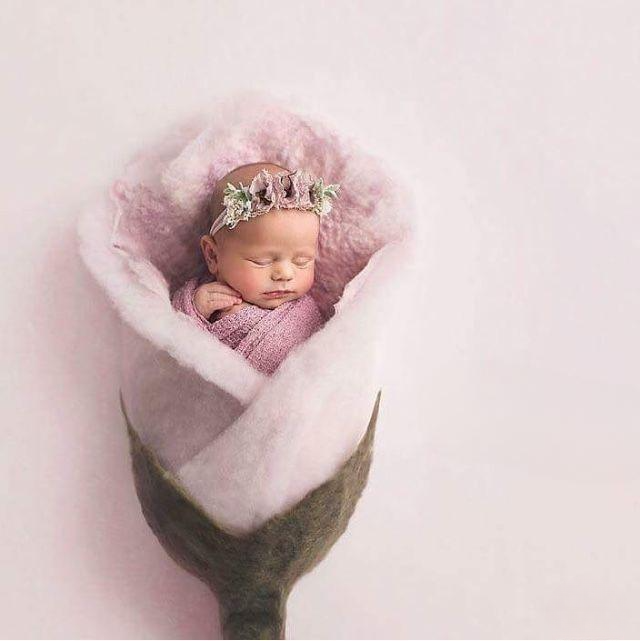 Babymoon | Felt Layer | Basket Filler | Baby Photography props | Light Purple
