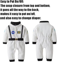 Load image into Gallery viewer, Babymoon | Astronaut Suit | Baby Photography Props | Space Theme | 12-18 Months | Orange
