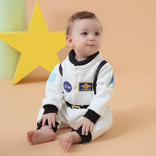 Load image into Gallery viewer, Babymoon | Astronaut Suit | Baby Photography Props | Space Theme | 12-18 Months | Orange
