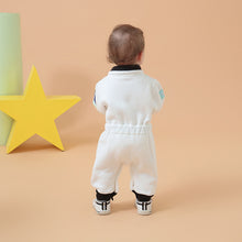 Load image into Gallery viewer, Babymoon | Astronaut Suit | Baby Photography Props | Space Theme | 12-18 Months | Orange
