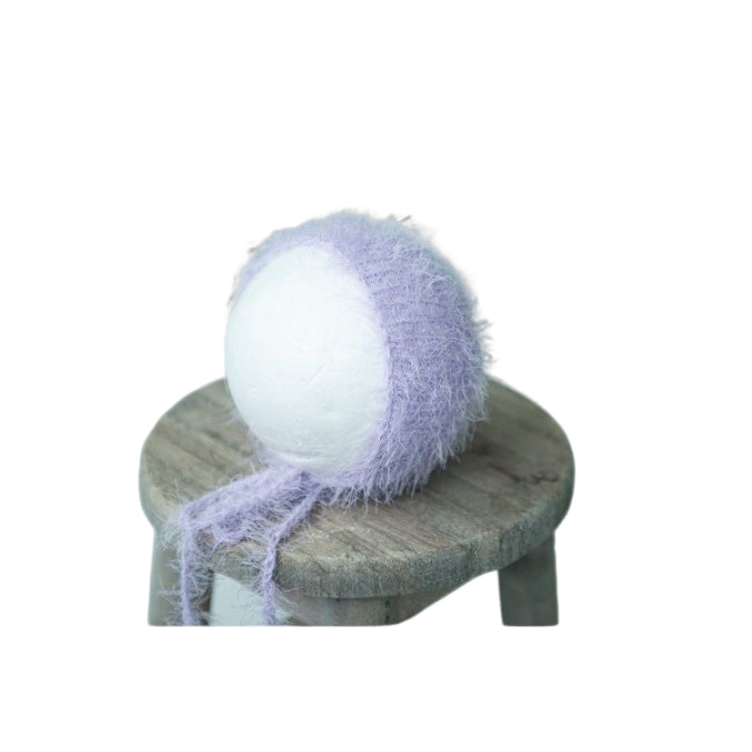 Babymoon Mohair Baby Caps | Baby Photography Props | Caps | Purple