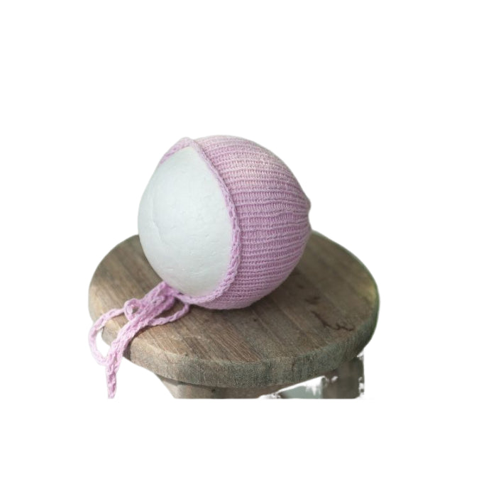 Babymoon Mohair Baby Caps | Baby Photography Props | Caps | Pink