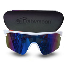 Load image into Gallery viewer, Babymoon Stylish Boys Girls Sports Kids Sunglasses Goggles with Case | White
