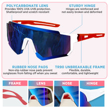 Load image into Gallery viewer, Babymoon Stylish Boys Girls Sports Kids Sunglasses Goggles with Case | White

