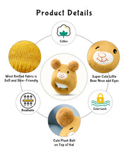 Load image into Gallery viewer, Babymoon Baby Bear Winter Ear Protection Cap Kids Hat Boys Girls Cap | 0-24M | Yellow
