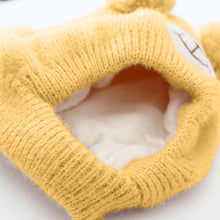 Load image into Gallery viewer, Babymoon Baby Bear Winter Ear Protection Cap Kids Hat Boys Girls Cap | 0-24M | Yellow
