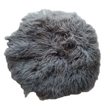 Load image into Gallery viewer, Babymoon Round Wool Fur (60CM) Photoshoot Props - Grey
