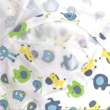 Load image into Gallery viewer, Babymoon Organic Designer Cotton Swaddle Wrap - Elephant Horse
